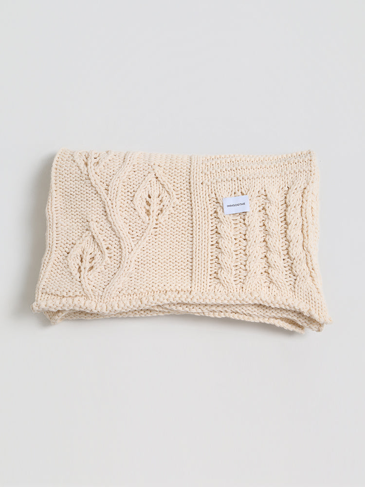 Hand-woven Cable Knit Blanket