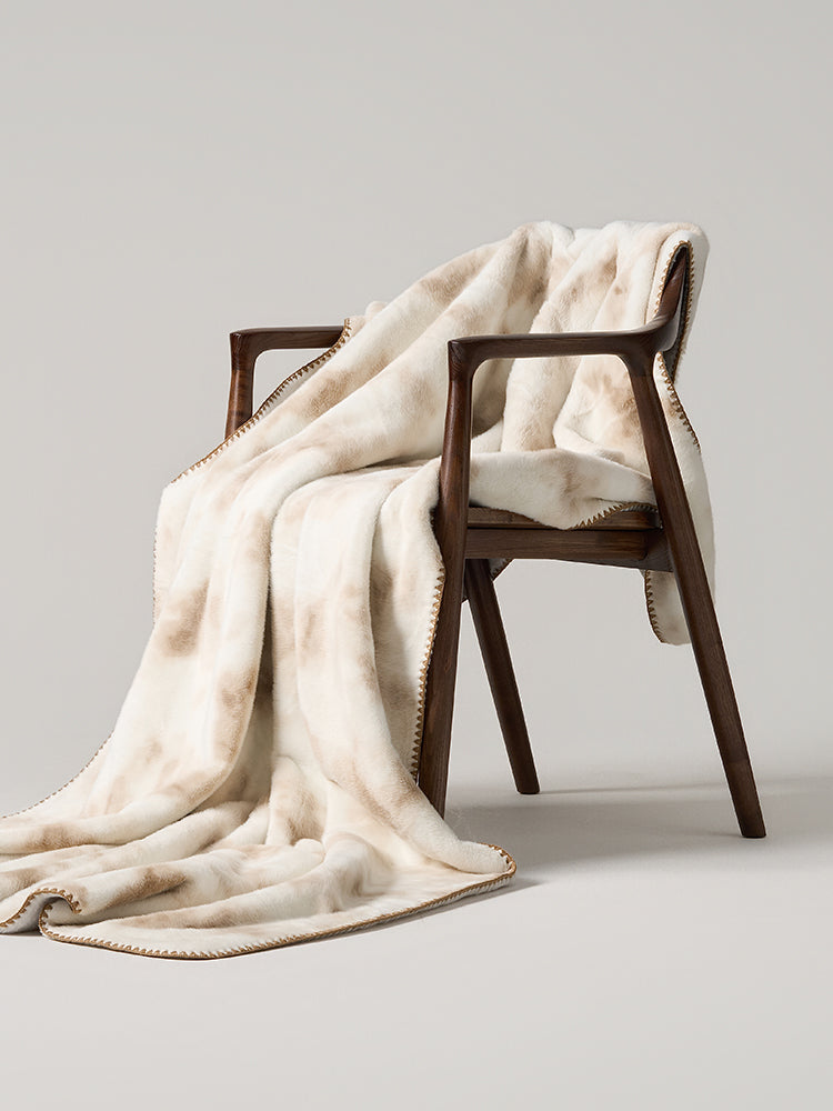 Faux Rabbit Fur Blanket