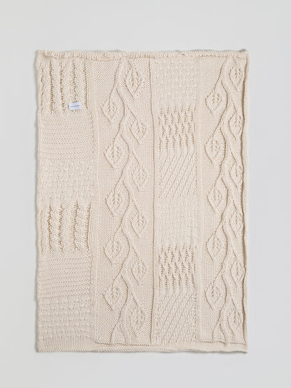 Hand-woven Cable Knit Blanket